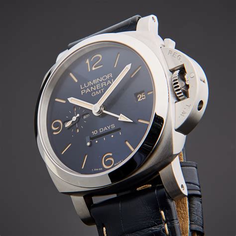 panerai luminor 1950 gmt 10 days|luminor panerai automatic price.